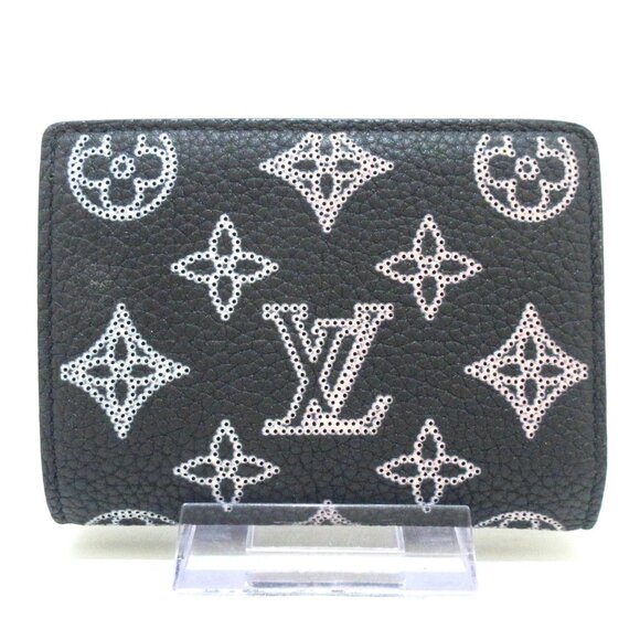 LOUIS VUITTON Portefeuille Clare Black Pink Cream Mahina - 684-081825 - Picture 1 of 11